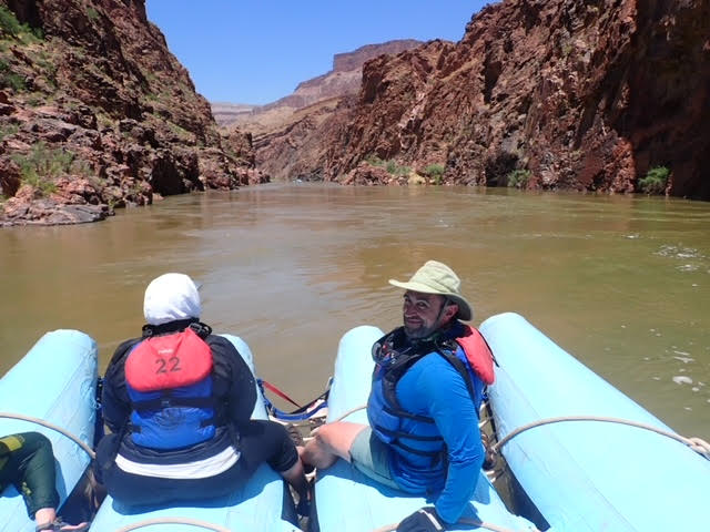 Eric rafting the Grand Canyon
